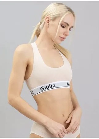 Топ Giulia COTTON BRA 01 размер M, naturale (Песочный)