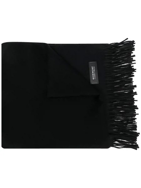 Givenchy шарф с нашивкой-логотипом
