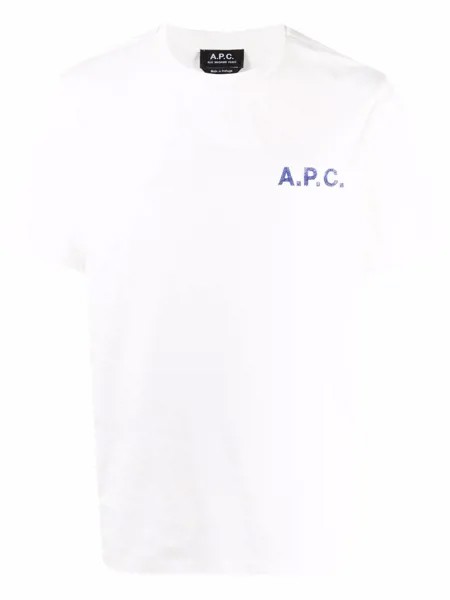 A.P.C. футболка с логотипом