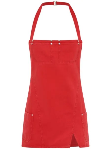 Платье мини с открытой спиной Dion Lee, красный