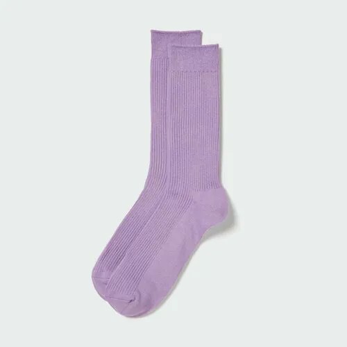 Носки Uniqlo, 1 пара, размер 28, фиолетовый