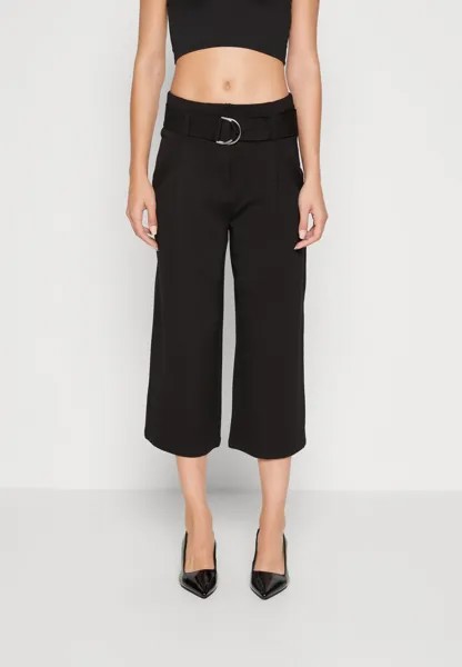 Брюки Vero Moda, черный Vmbailey Paperbag Wide Belt Culotte, черный