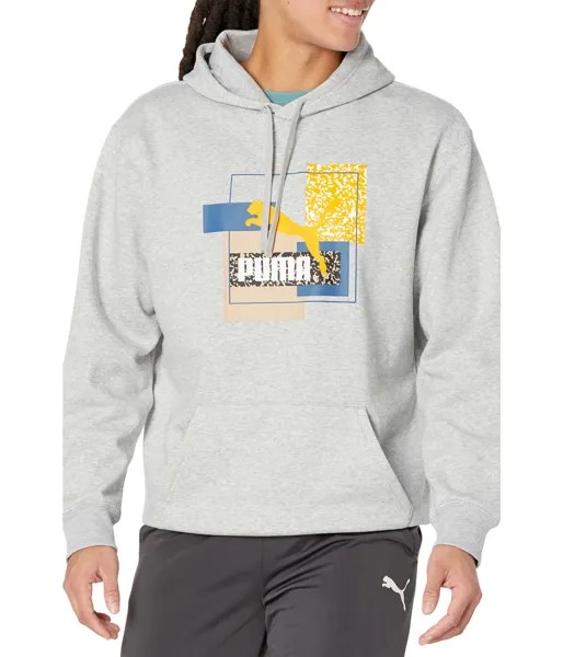 Толстовка Puma Brand Love Fleece, светло-серый