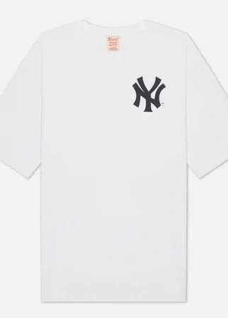 Мужская футболка Champion Reverse Weave New York Yankees Crew Neck, цвет белый, размер L