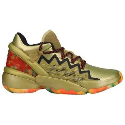 Adidas DON Issue #2 Баскетбольные мужские золотые, золотые кроссовки Спортивная обувь FV896