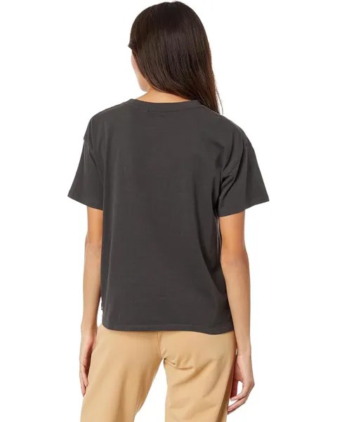 Футболка Rip Curl Flora Desto Relaxed Short Sleeve Tee, цвет Washed Black