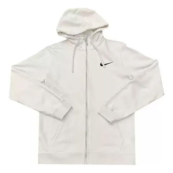 Куртка Nike Logo Full Zip Hoodie 'White', белый