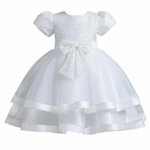 Платье, размер 100/110, белый