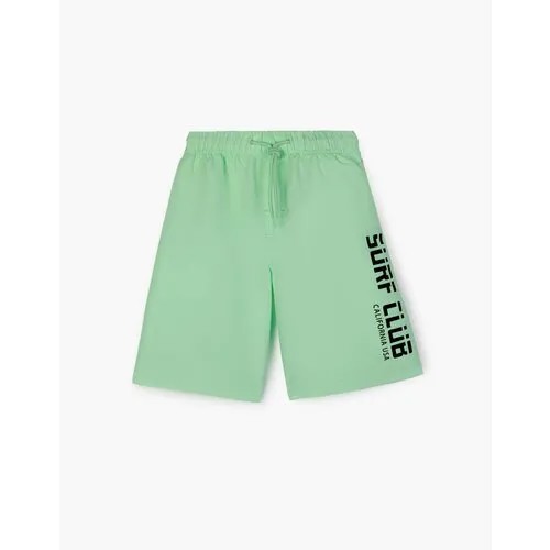 Шорты для плавания Gloria Jeans, размер 14+/170, зеленый