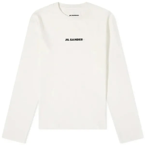 Свитшот Jil Sander Plus Long Sleeve Logo Active, белый