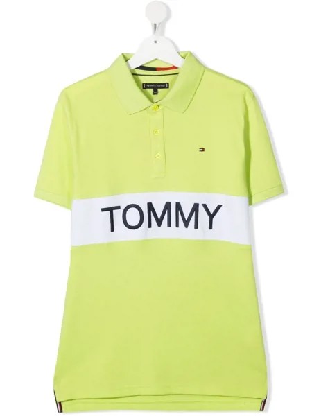 Tommy Hilfiger Junior рубашка поло с логотипом