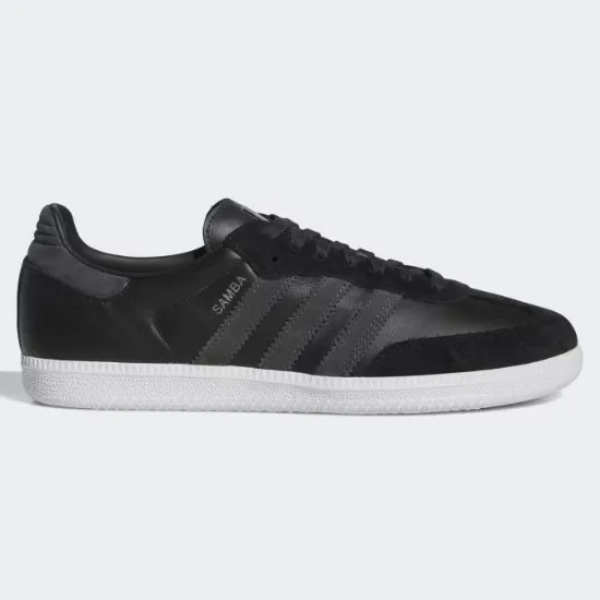 Кожаные туфли Adidas Samba ADV «Core Black/Carbon» — IG7572 Expeditedship