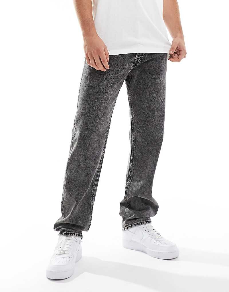 Серые прямые джинсы Jack & Jones Chris