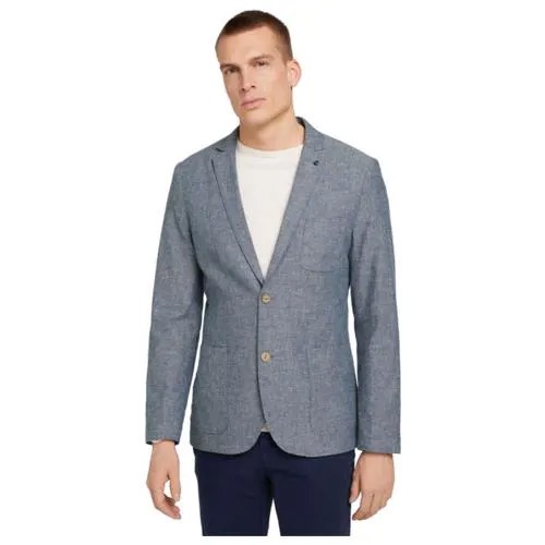 Пиджак Tom Tailor для мужчин темно-синий, размер 50 (52)
