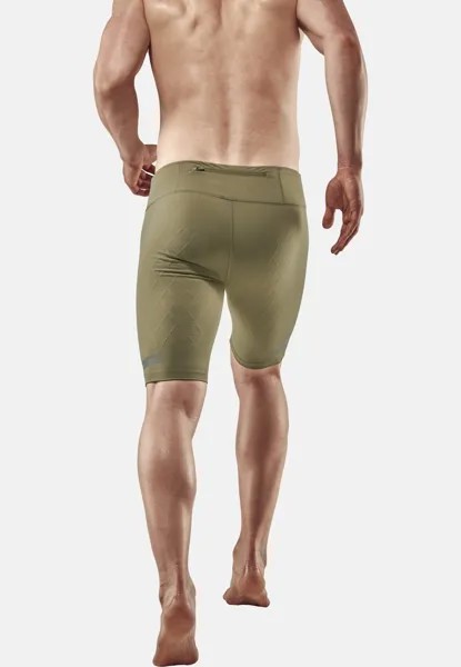 Спортивные шорты COMPRESSION THE RUN CEP, цвет olive