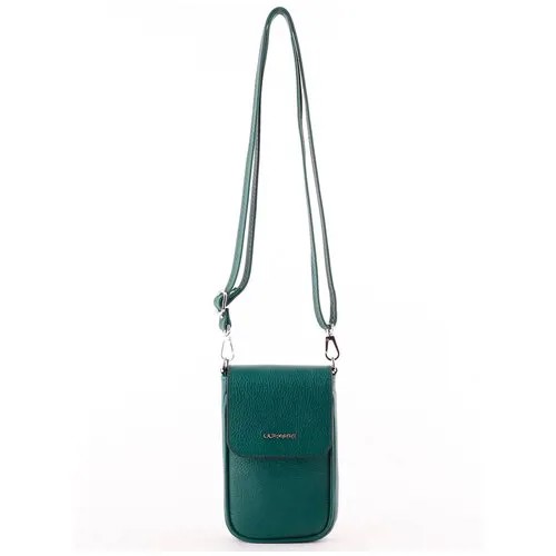 Женская сумка-чехол для смартфона кросс боди из натуральной кожи CURANNI