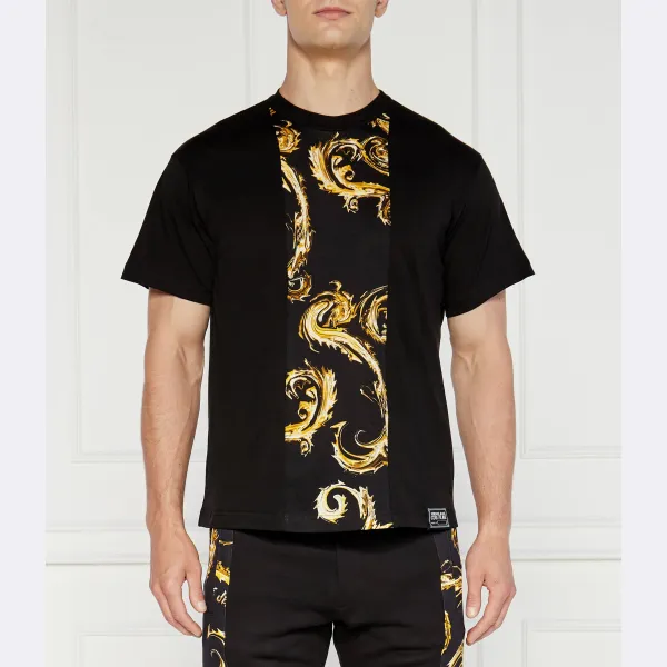 Футболка стандартного кроя Versace, черный
