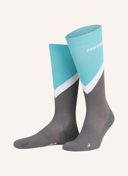 Лыжные носки chevron compression - tall Cep, синий