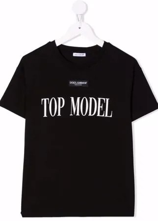 Dolce & Gabbana Kids футболка Top Model