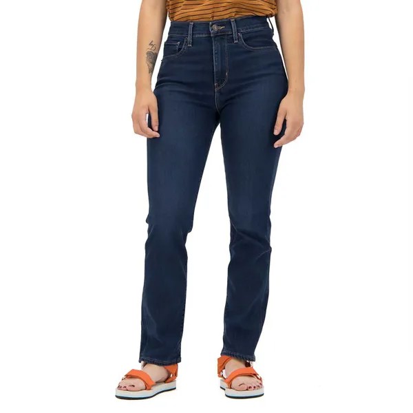 Джинсы Levi's 724 High Rise Straight, синий