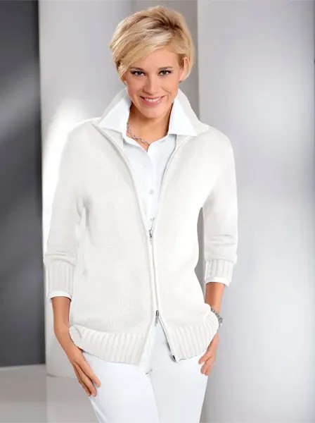 Кардиган в стиле casual Casual Looks, кремовый