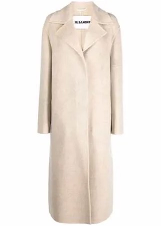 Jil Sander однобортное кашемировое пальто