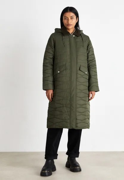 Зимнее пальто OAKFIELD Barbour, оливковый