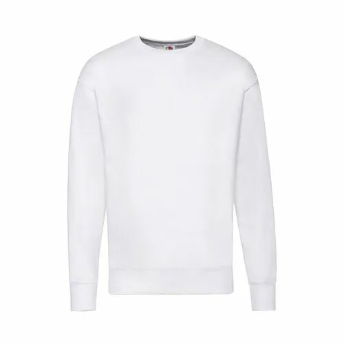 Свитшот Fruit Of The Loom LIGHTWEIGHT SET-IN SWEAT, размер XL, , белый