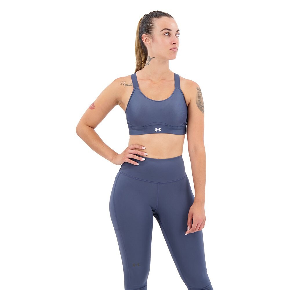 Спортивный топ Under Armour Infinity Crossover High Support, серый