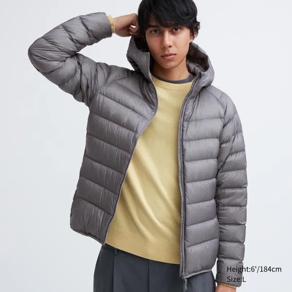 Пуховик Uniqlo Man Ultra Light Down, серый