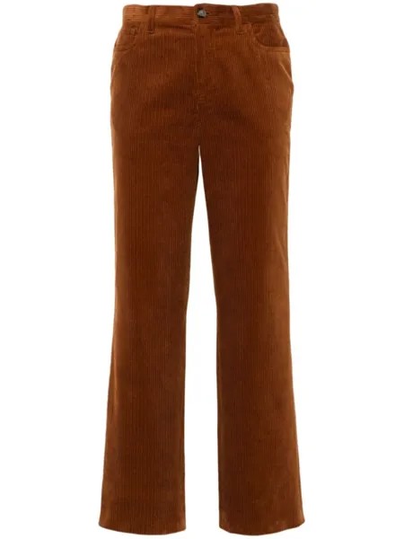 A.P.C. новые вельветовые брюки Sailor, коричневый