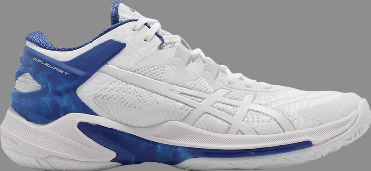 Кроссовки gel burst 25 low 'white blue' Asics, белый