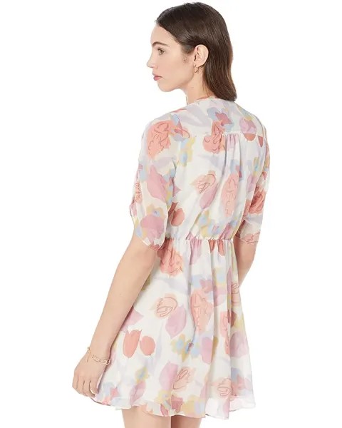 Платье Ted Baker Juleah Ruched Sleeve Detail Mini Dress, естественный