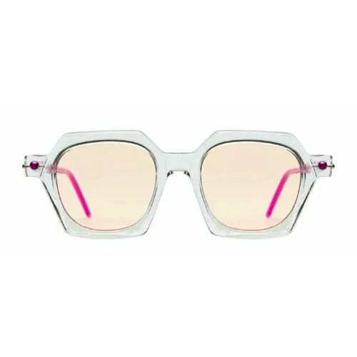 Солнцезащитные очки Kuboraum, розовый, зеленый