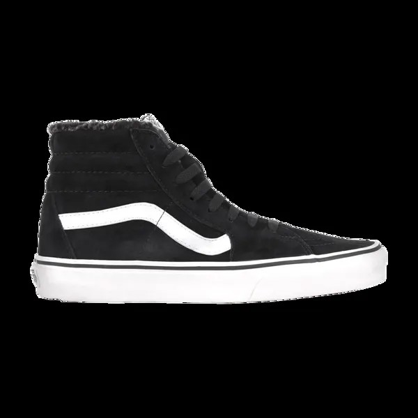 Кроссовки Sk8-Hi Pig Suede Fleece Vans, черный