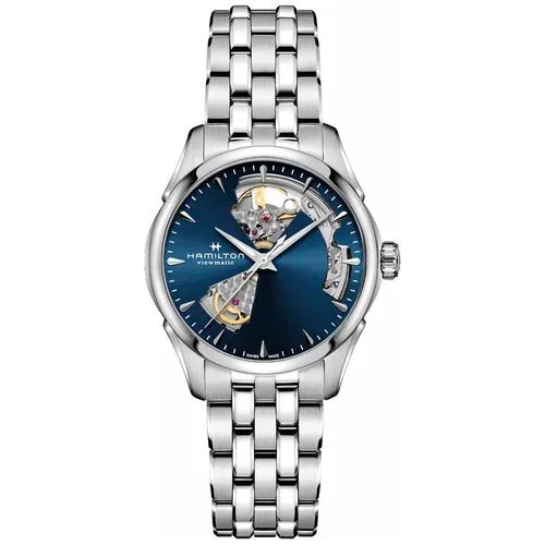 Наручные часы Hamilton Jazzmaster, серебряный, синий