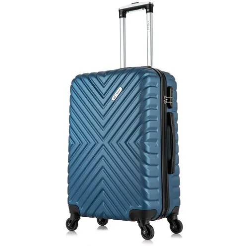 Умный чемодан L'case New Delhi New Delhi, 50 л, размер M, синий