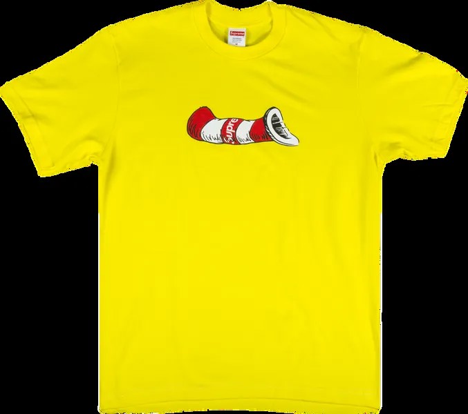 Футболка Supreme Cat In The Hat T-Shirt 'Yellow', желтый