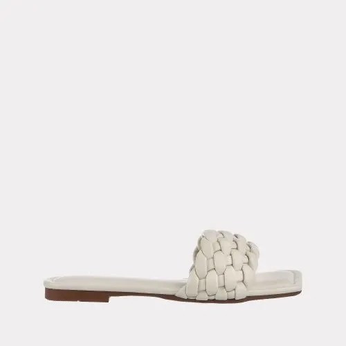 Сланцы женские Versiya shop SW521 белые 37 RU
