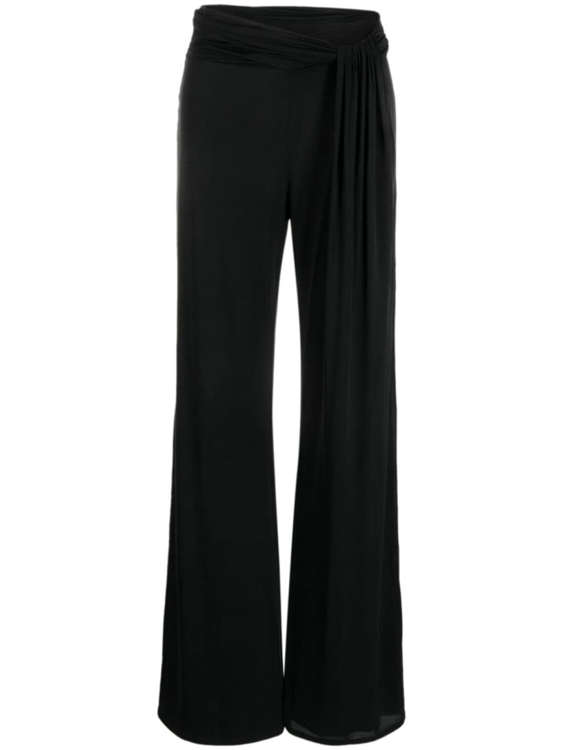 GAUGE81 Loutro draped wide-leg trousers, черный