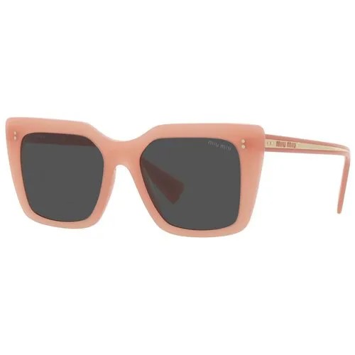 Солнцезащитные очки Miu Miu, квадратные, для женщин, розовый