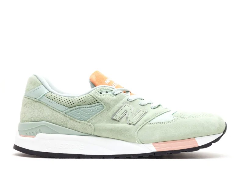 Кроссовки New Balance Concepts X 998 Made In Usa 'Mint', зеленый