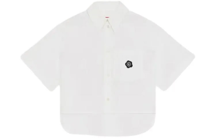 Рубашка женская белая Kenzo