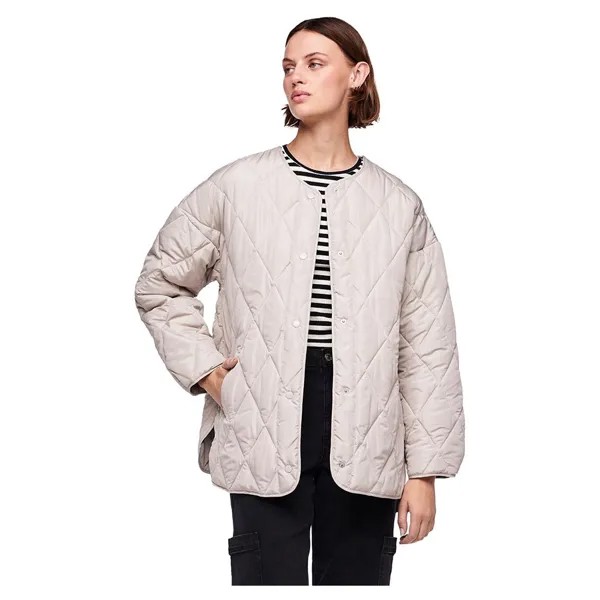 Куртка Pieces Stella Quilted, бежевый