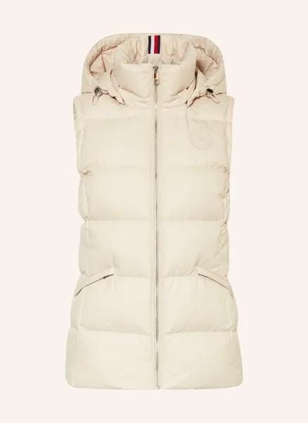 Жилет TOMMY HILFIGER mit abnehmbarer Kapuze, кремовый