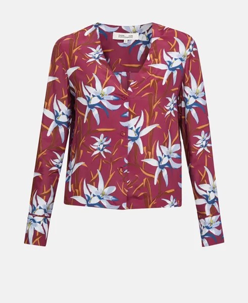 Блузка для отдыха Diane von Furstenberg, бордо