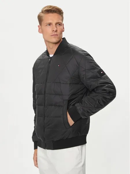 Бомбер обычного кроя Tommy Hilfiger, черный