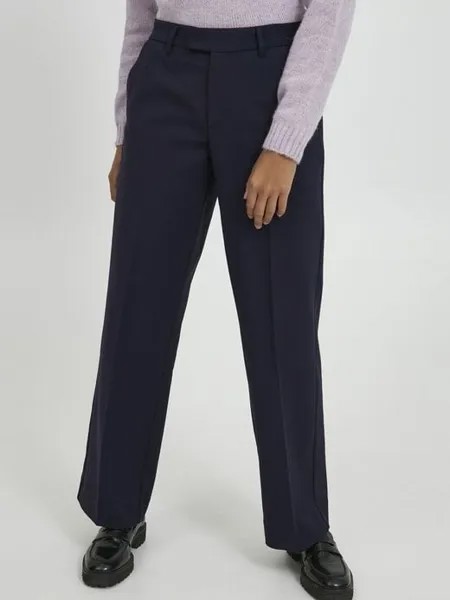 Брюки из ткани pzbindy Pulz Jeans, синий