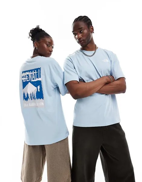The North Face Футболка Oversize – Vintage Denali – Hellblau mit R cckenprint