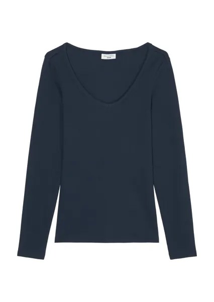 Лонгслив Marc O'Polo slim, цвет navy teal